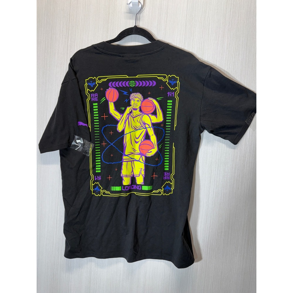 Puma Melo Spark Tee Mens Small Black Rare Of Not From Graphic T-Shirt 627742-01 - Picture 10 of 14
